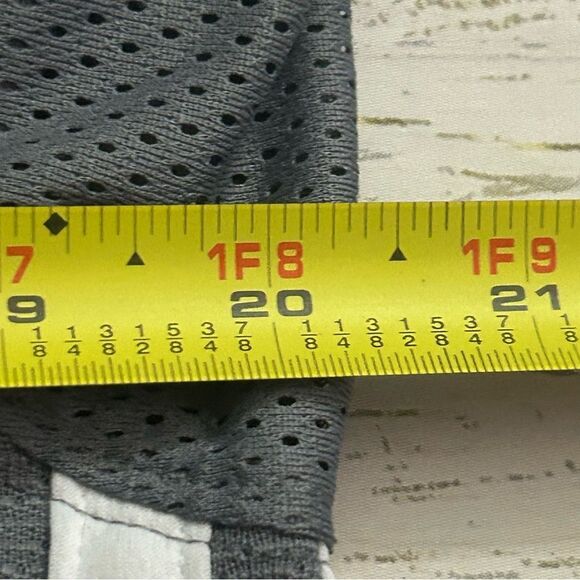 Adidas AdiTeam STK Youth 3-Stripe Hockey Jersey Gray Youth size L/XL - Picture 7 of 7